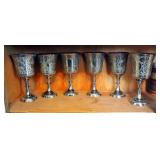 World Gift Z.Y. Metal Challis Set, Qty 6