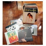 Vintage Record Collection Including Bob Dylan, Barbra Streisand, Carpenters, Arthur Murrays Music Fo