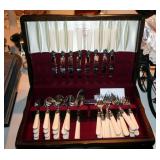 Eme Posaterie 24 Piece Cutlery Set, In Wood Felt Lined Storage Box