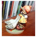 Goebel Ceramic Goose Hummel Figurine, Marked 74 3/0, 4.25" Tall
