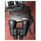 Nikon 7 x 35 Wide Field Binoculars, 9.3 Degree, In Carrying Case, WA 10 x 50 Binoculars, Swissgear T