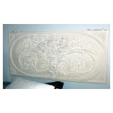 3D Relief Floral Bouquet Wall Hanging, 24.5" x 53"