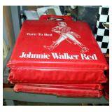 Johnny Walker Red Stadium Cushions, Qty 2, And School Lunch Trays, Qty 3