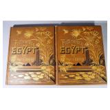 Picturesque Egypt By Prof. G. Ebers, Circa 1885, 2 Volume Set, Well Illustrated, Scarce