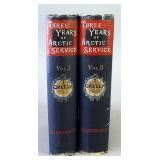 Three Years Of Arctic Service (Lady Franklin Bay Expedition 1881-84) By Adolphus W. Greely, 1886, Tw