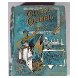 Columbus And Columbia By Various Authors, 1892, Illustrated With B/W & Color Plates, Decorated Bindi