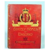 The Stately Homes Of England By Llewellynn Jewitt, Circa 1880, Beautifully Bound Hardcover, Well Ill