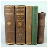Political Books Including Garfield, Blaine, McKinley, Gladstone, 1800s, Illustrated With Engravings,