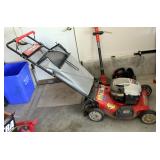 Troy Bilt Gas Powered Self Propelled Push Mower With Electric Start, 21" Cut, Briggs And Stratton 7H