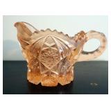 Pink Depression Glass Dessert Plates, Qty 12, Footed Serving Platter, Sugar, Creamer, And Bowl