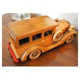 Carved Wood Model Car, Gentleman