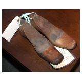 Johnston And Murphy Vintage Wood Shoe Forms, Includes Original Brochures