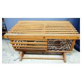 Coffe Table Converted From Lobster Trap, 17" High x 38" Wide 24.5" Deep