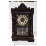 Wm. L. Gilbert Clock Co Prince Tabletop/Wall Clock, With Key