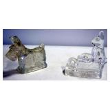 Animal Themed Vintage Glass Candy Containers, Qty 7
