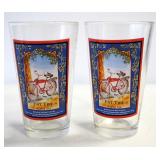 Drinking Glass Collection, Includes Rum Chata, Coca Cola, Budweiser, Pepsi-Cola, Pyramid, Flasks In 