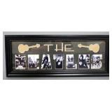 The Beatles Photo Collage With Custom Cut Mat, Framed Under Glass, 26.5" Wide x 10.5" High