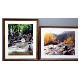 Photographic Prints Of Angels Creek Below Angels Falls In Yosemite, CA And East Carson River In Cars