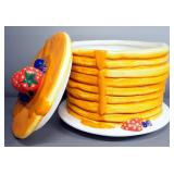 Aunt Jemima Limited Edition 2001 Fruit Pancake Stack Cookie Jar, Numbered 67/1200, 8" High