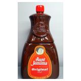 Aunt Jemima Syrup Ceramic Cookie Jar (13" High) And 2 Plastic Aunt Jemima Cookie Jars