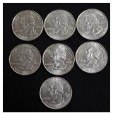 Kansas State Quarter Mint Error "In God We Rust" Quarters, Grease Filled Die Made T In Trust Miss, Q