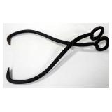 Cast Iron Ice Tongs, Approx 23" Long
