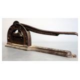 Antique Save The Stars Cast Iron Tobacco Cutter