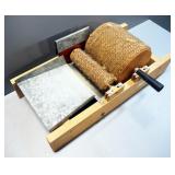 Curtis Fricke Drum Carder Including Whitmore Number 10 Wool Card, EB Frye And Son Number 8 Wool Card