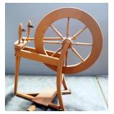 Wood Spinning Wheel And Handloom