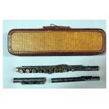 Artley Symphony Elkhart Sterling Flute In Leather Carrying Case