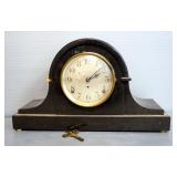 Vintage Seth Thomas Mantle Clock, 9.5" x 16.5", With Key