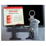 Vintage Brookstone Abney Level #2284 In Original Box,  Starrett Cutter Clearance Gage #459 And Texas