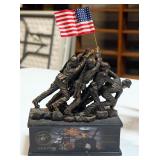 Franklin Mint "Heroes Of America" Porcelain 9/11 American Eagle, 13" High, Has Been Repaired, Bradfo