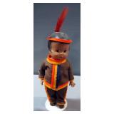 Vintage Native American Styled Dolls, Various Sizes, Qty 9, Some Need Repair