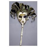 Maschera Del Galeone Handmade Italian Carnival Masks, Qty 2, And Gueros Carnival Eye Mask
