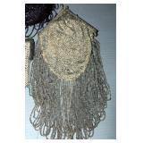 Vintage 1920s Mandalian Metallic Mesh Purse, Antique Beaded Handbags, And More, Qty 5