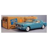 American Machine And Foundry Motorized 1967 Ford Fastback, 16" Model Car, In Original Packaging