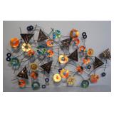 Metal Geometric Wall Art Sculpture 30" x 50"