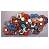 Metal Circle Art Sculpture, 26" x 46"