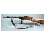 Suomi Tikkakoski TNW Inc M31SA 9x19mm Rifle SN# H5886, 3 Total Stick Mags, 1 Drum Mag, Leather Sling