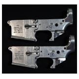 SMI Model SMI-15 Aluminum Multi-Cal Lower Receivers, SN# SMI-A 02994 And SMI-A 02995, Qty 2