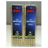 CCI .22 Short Ammo, Approx 200 Rds