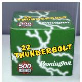 Remington Thunderbolt .22 LR Ammo, Approx 500 Rds