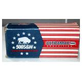 Ultramax 500 S&W Ammo, Approx 20 Rds