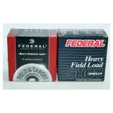 Federal 12 ga Shotgun Ammo, Approx 50 Rds