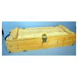 Lockable Pine Munitions Crate
