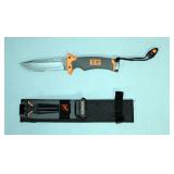 Gerber Bear Grylls Fixed Blade Knife, 4.75" Blade, In Sheath With Fire Starter Tool