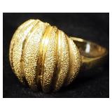14K Gold Ring, Size 8-1/2, Approx 7.21 g Total Weight