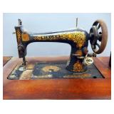 Antique Singer Sewing Machine SN# K287369, Mfg 1902 (Based On Serial), In Original Singer Sewing Tab