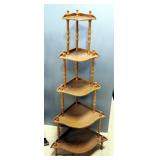 Corner Waterfall Etageres, Qty 2